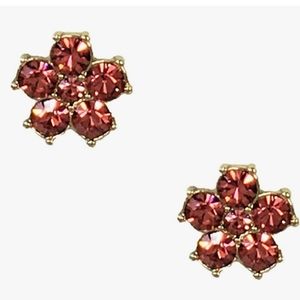 Kate Spade Coral Flower Studs NWT